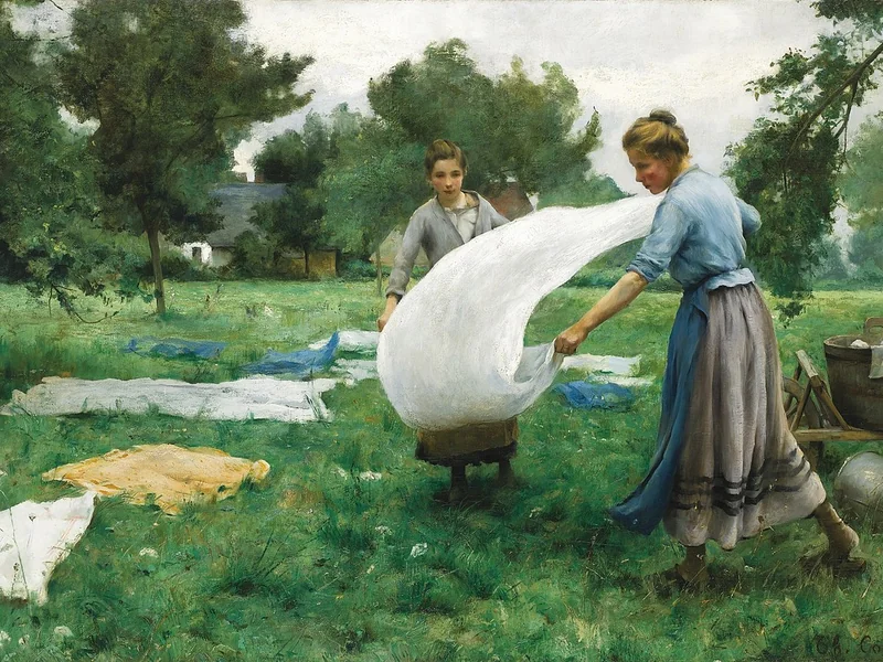 1877-Thérèse Marthe Françoise Cotard-Dupré - La lavanderia (1910)